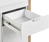 BELIANI Biurko domowe białe drewniane 110 x 50 cm 1 Podgląd zdjęcia produktu 6