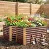 Outsunny Hochbeet Blumenhochbeet witterungsbeständig, aus Produktbild-Vorschau 2