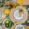 HOMLA Talerz BLYDE z liściem kauczukowca 20 cm Podgląd zdjęcia produktu 4