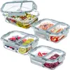 Contenitore per alimenti in vetro KADAX con 2 scomparti e Anteprima dell’immagine prodotto 2