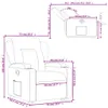 vidaXL Fauteuil relax releveur rouge similicuir Voir les images du produit 8