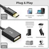 deleyCON 10cm USB-C auf USB-A OTG Kabel Adapter (1 Stück) - Produktbild-Vorschau 2