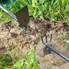 com-four® 6-teiliges Garten-Werkzeug-Set - Gartenset mit Produktbild-Vorschau 3