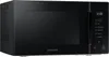 A black Samsung microwave is shown from a diagonal front-left angle against a white background. Anteprima dell’immagine prodotto
