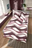 Dormisette Edel Biber Bettwäsche 155x220 Wellen aubergine Produktbild-Vorschau 2