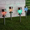 LED solárna lampa meniaca farbu, 4 ks Náhľad obrázku produktu 2