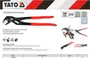 YATO Quetschzange YT-20892 300mm Chrom-Vanadium-Stahl Produktbild-Vorschau 7