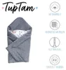 TupTam Baby Winter Einschlagdecke Babydecke 75x75cm für Produktbild-Vorschau 3