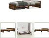 The Living Store Bettgestell Räuchereiche 90x190 cm Produktbild-Vorschau 1