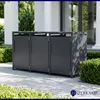 Mülltonnenbox 3er KUBUS | HxBxT 116x199x80 cm | für 3x Produktbild-Vorschau 8