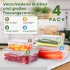 Contenitore ermetico con coperchio, set di 4 contenitori in Anteprima dell’immagine prodotto 3