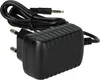A black power adapter with a cable and a 3.5mm jack connector. Produktbild-Vorschau