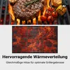 Żeliwny ruszt grillowy kwadratowy 67 x 40 cm solidny do Podgląd zdjęcia produktu 6