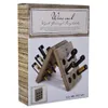 Weinregal für 18 Flaschen Wein Regal Holzoptik Produktbild-Vorschau 5