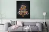 MuchoWow® Poster Weihnachtsbaum aus Kuchen 90x120 cm - Produktbild-Vorschau 5