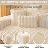 Kaninchen Plüsch Sofabezug L Form 1/2/3/4 Sitzer Sofa Produktbild-Vorschau 2