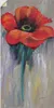 ARTland Wandbild, selbstklebend Roter Mohn II Größe: 20x40 Produktbild-Vorschau 1
