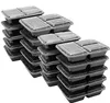 20 Meal Prep Boxen m. Deckel u. 3 Fächern, Bento-Boxen für Produktbild-Vorschau 13