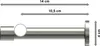 Interdeco Gardinenstange / Vorhangstange Schwarz / Produktbild-Vorschau 2
