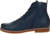 A side view of a single blue bootie. Anteprima dell’immagine prodotto