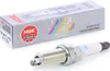 A spark plug and its packaging are displayed on a white background. Produktbild-Vorschau