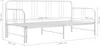 vidaXL Ausziehsofa Bettgestell Weiß Metall 90x200 cm Produktbild-Vorschau 10