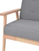 křeslo vidaXL Světle šedá tkanina Náhled obrázku produktu 4