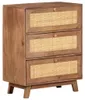vidaXL Sideboard 61x35x76 cm Massivholz Mango Produktbild-Vorschau 7