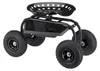 Sedia a rotelle Relaxdays, per giardino e officina, 150 kg, Anteprima dell’immagine prodotto 9