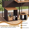 COSTWAY Gartenmöbel Set mit Hochbeet, Kräuterbeet mit Produktbild-Vorschau 5