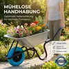 TIREX by xonic® Schubkarre mit Stahlfelge – Verzinkte Wanne Produktbild-Vorschau 5