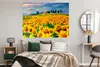 MuchoWow® Poster Gemälde - Sonnenblume - Ölfarbe - Blumen Produktbild-Vorschau 4