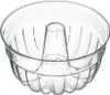 A clear glass bundt cake pan is shown from a slightly elevated angle against a white background. Náhľad obrázku produktu