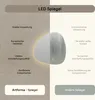 A split image comparing two types of LED mirrors, highlighting features of one brand versus others. Produktbild-Vorschau
