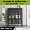Mein-Regal Highboard Glasgow aus Metall Beistellschrank 2 Produktbild-Vorschau 6