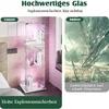 INONEFT Glasvitrine Standvitrine mit LED-Beleuchtung, Türen Produktbild-Vorschau 7