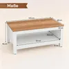 COSTWAY Couchtisch, 2-stufiger Wohnzimmertisch, Produktbild-Vorschau 3