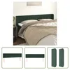 The Living Store Kopfteil mit Ohren Dunkelgrün 183x16x78/88 Produktbild-Vorschau 1