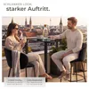 tectake® Aluminium-Bistrotisch Viktor wetterfest, klappbar Produktbild-Vorschau 3