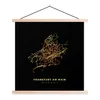 MuchoWow® Textilposter Frankfurt - Deutschland - Karte - Produktbild-Vorschau 1