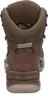 The back view of a brown hiking boot. Produktbild-Vorschau