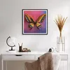 Gerahmtes Poster - Schwarzer Rahmen - Schmetterling bunt Produktbild-Vorschau 6
