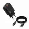 40W USB-C GaN Ladegerät mit 2m USB-C Ladekabel (20W) - Produktbild-Vorschau 1