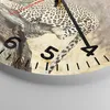 Wanduhr - Rund - Glasuhr - Afrika Leopard Katze Safari - Produktbild-Vorschau 5