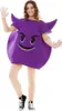 Emoticon Kostüm böses Gesicht, lila Produktbild-Vorschau 2