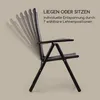 Estoril Gartenstuhl Polyrattan Aluminium 8-Stufen klappbar Produktbild-Vorschau 5