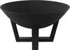 Kynast Hochrand Feuerschale Stahl schwarz 60 x 34 cm Garten Produktbild-Vorschau 1