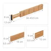 set de séparateurs de tiroirs 13 pièces RD48740, bambou Voir les images du produit 4