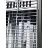 A close-up view of the heating element and grill of a halogen heater. Náhled obrázku produktu