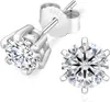 KRKC&CO Silber 925 Moissanit Ohrringe 1,2 ct Diamant Damen Produktbild-Vorschau 1